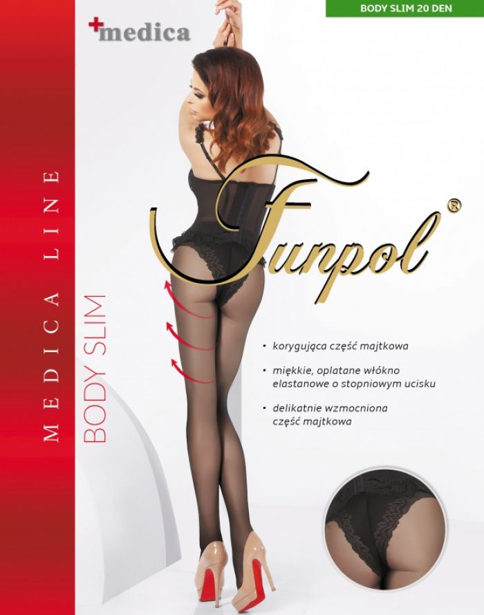 Funpol Rajstopy-modelujace-body-slim-20-den  Maternity Corrective Tights 2017 | Pantyhose Library